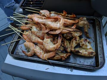 Food at the Lab BBQ 2019